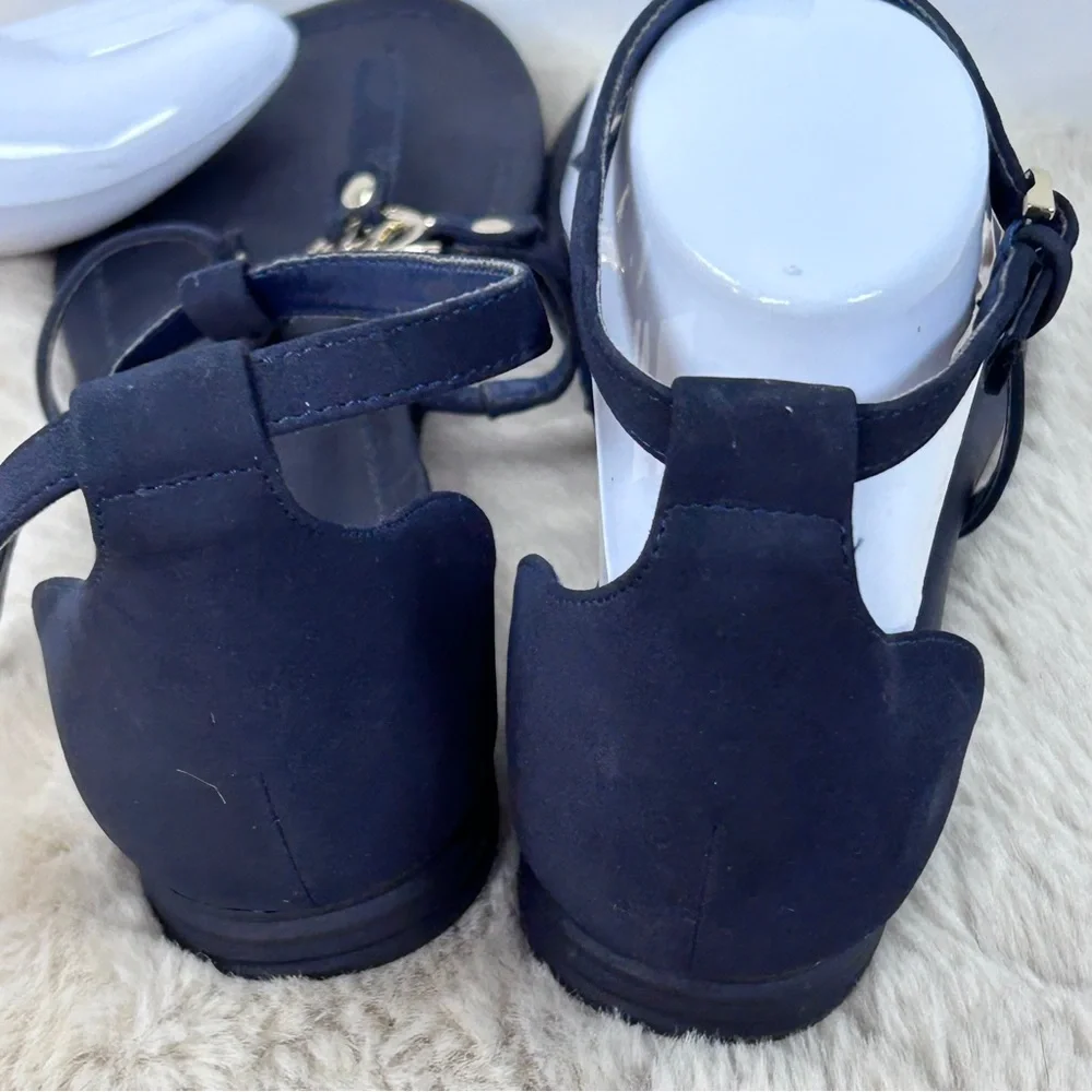 Tommy‎ Hilfiger Blue Sandals Modern Design Size 8